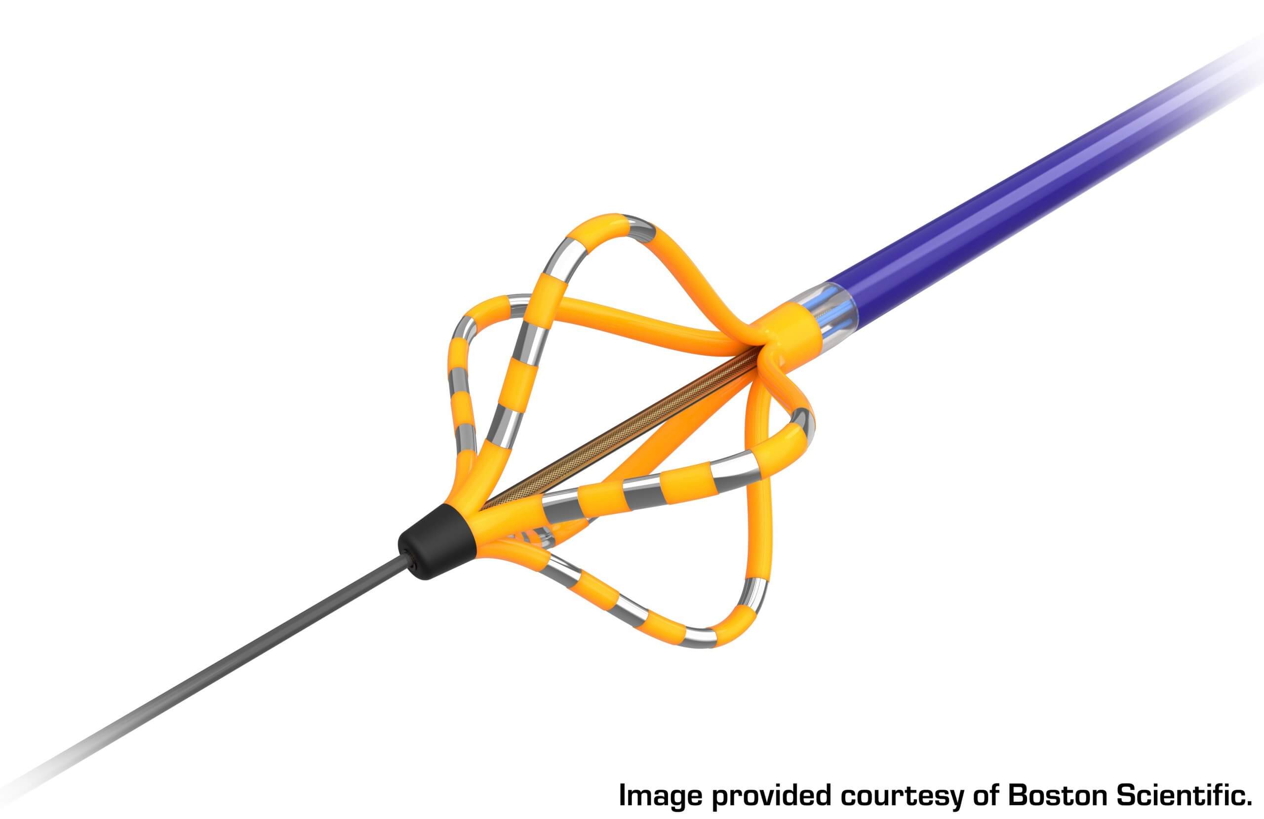 A rendering of Boston Scientific’s FARAWAVE Pulsed Field Ablation Catheter