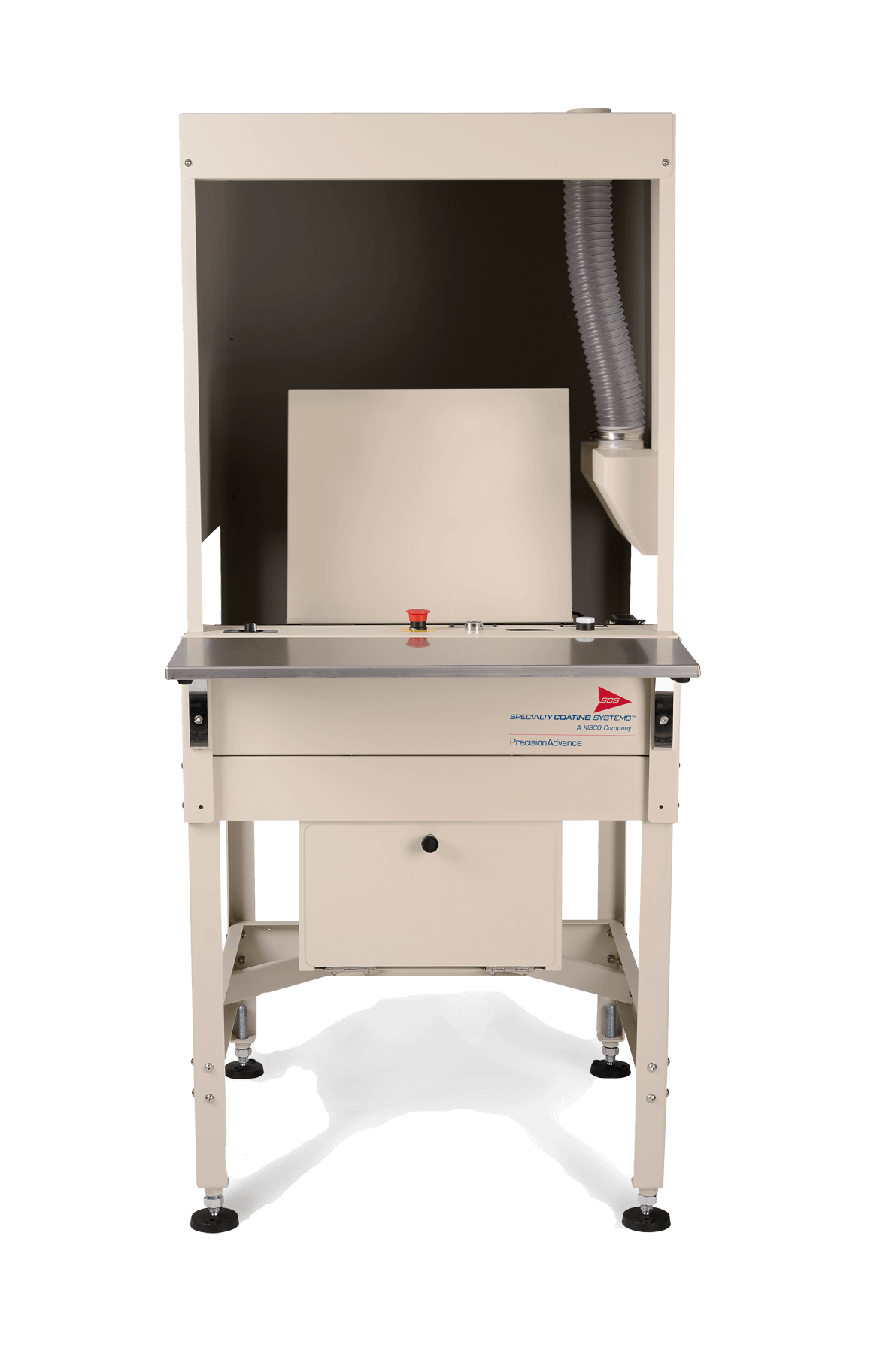 PrecisionAdvance conveyor system with inspection hood and easel